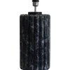 Odessa Lampfot 49cm Black Marble