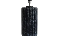 Odessa Lampfot 49cm Black Marble
