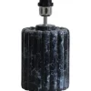 Odessa Lampfot 29cm Black Marble