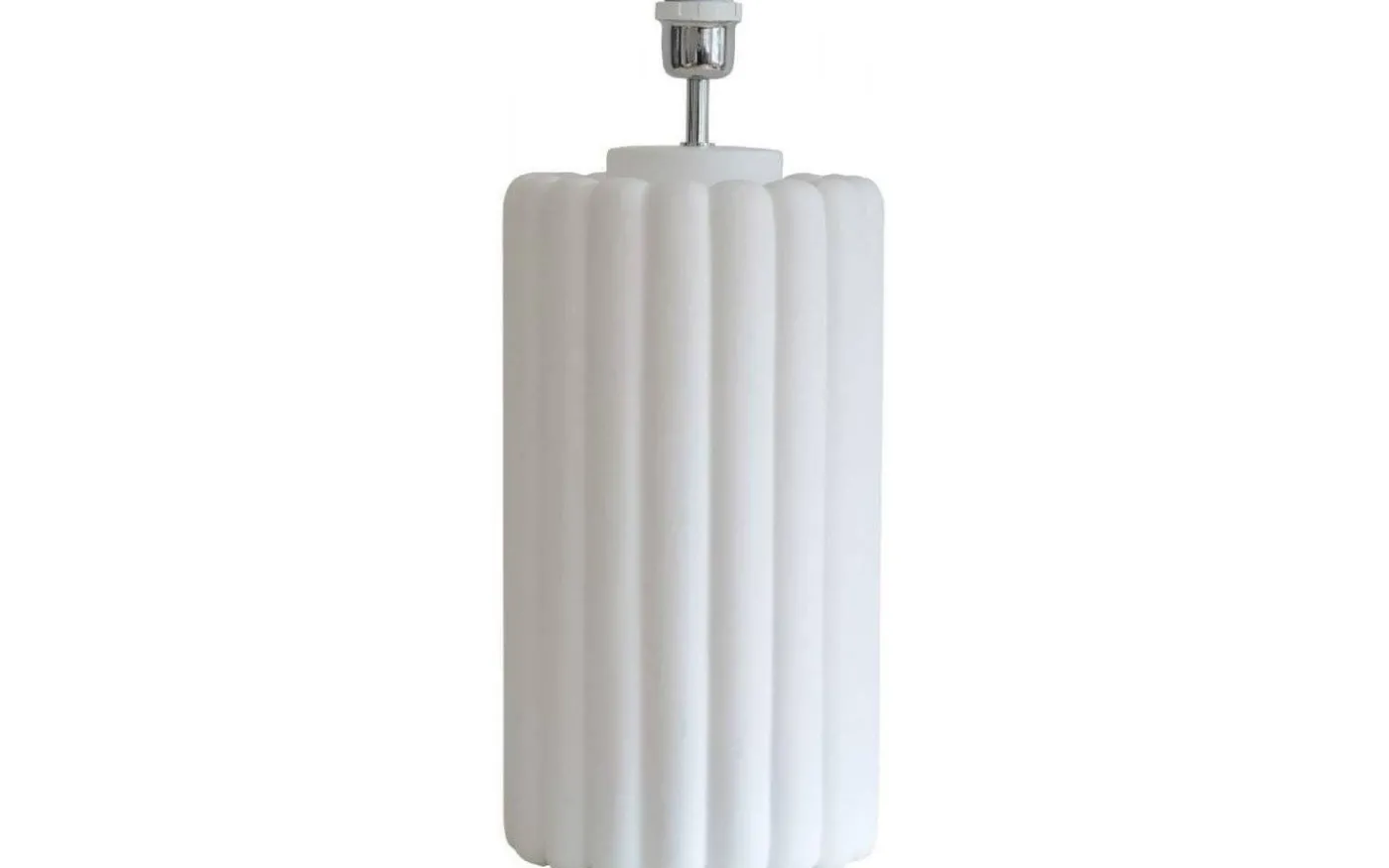 Odessa Lampfot 49cm Vit
