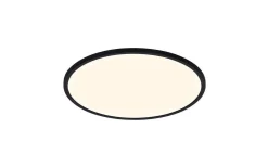 Oja Plafond 42cm CCT 3-stegs DIM LED 3000/4000K 19W Svart IP54
