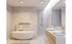 Oja Plafond 42cm CCT 3-stegs DIM LED 3000/4000K 19W Svart IP54