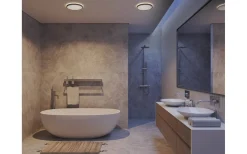 Oja Plafond 42cm CCT 3-stegs DIM LED 3000/4000K 19W Svart IP54