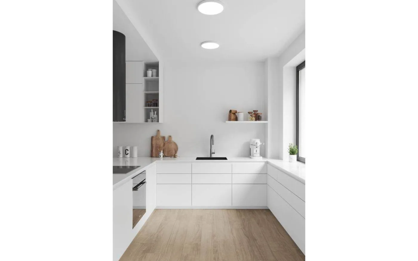 Oja Plafond 29cm Sensor LED 2700K 15W Vit IP54