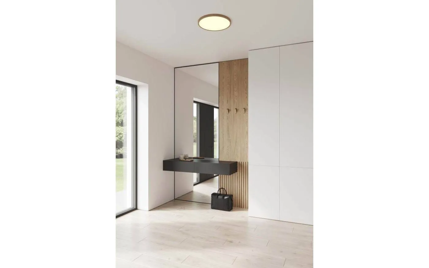 Oja Plafond 42cm 3-stegs DIM LED 2700K 22W Natur