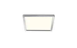 Oja Square Plafond 29cm CCT 3-stegs DIM LED 3000/4000K 14,5W Krom IP54
