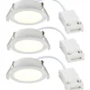 Olea Spotlight LED 2700K 4,4W Vit IP65 3-Pack