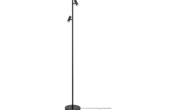 Omari Golvlampa 141cm 3-steg DIM Svart
