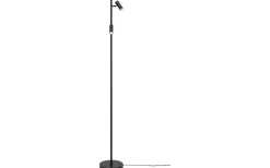 Omari Golvlampa 141cm 3-steg DIM Svart