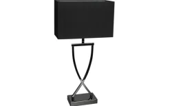 Omega Bordslampa 52cm Svartkrom