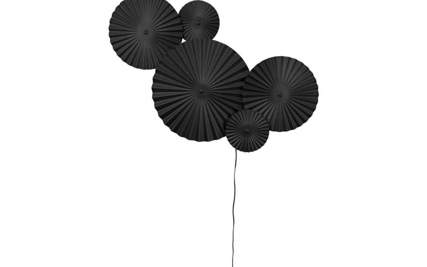 Omega Vägglampa 70cm LED 4,2W Svart