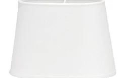 Omera Oval Lampskärm 23cm Classico Vit