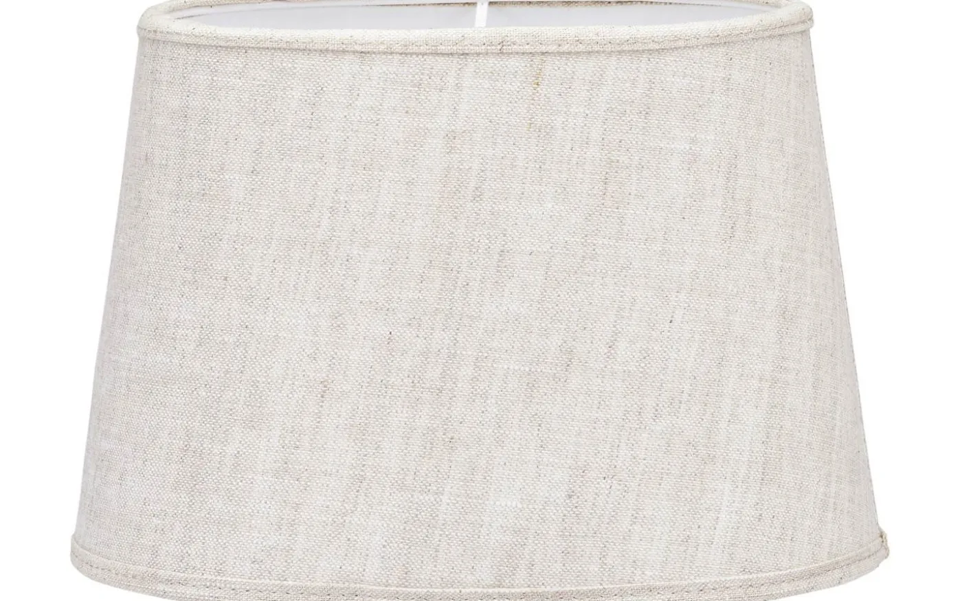 Omera Oval Lampskärm 23cm Lin Ljus Beige