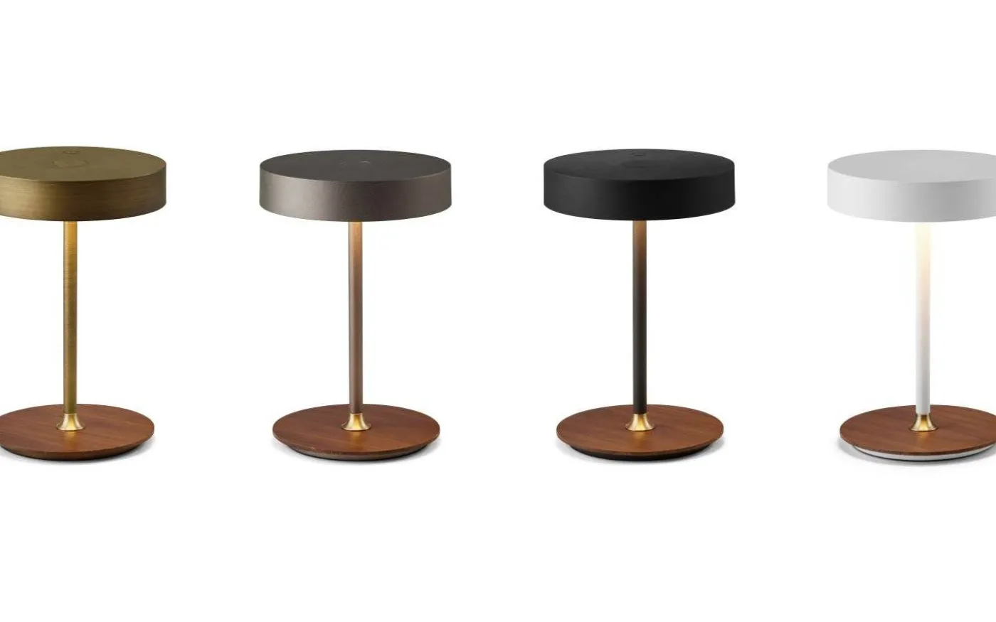 On The Move Uppladdningsbar Bordslampa LED 3-Steg DIM Vit