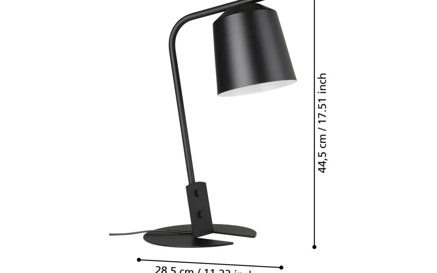 Oneda Skrivbordslampa 45cm Svart