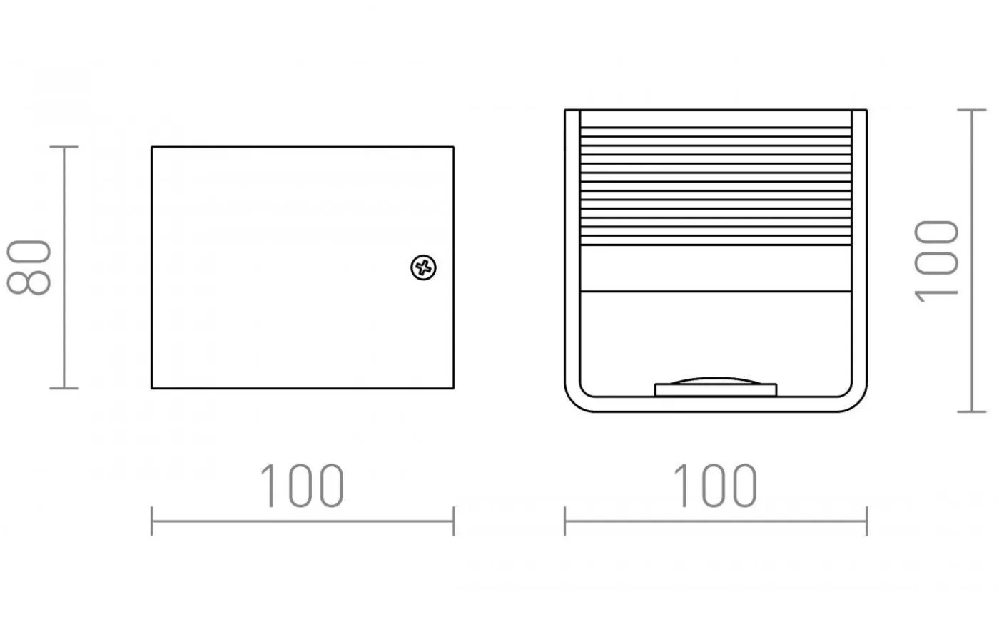 Onyx Vägglampa Svart LED 5W 3000K