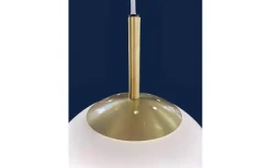 Opal Taklampa 30cm Matt Mässing