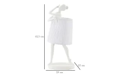 Optic Bordslampa Balett 62,5cm Vit