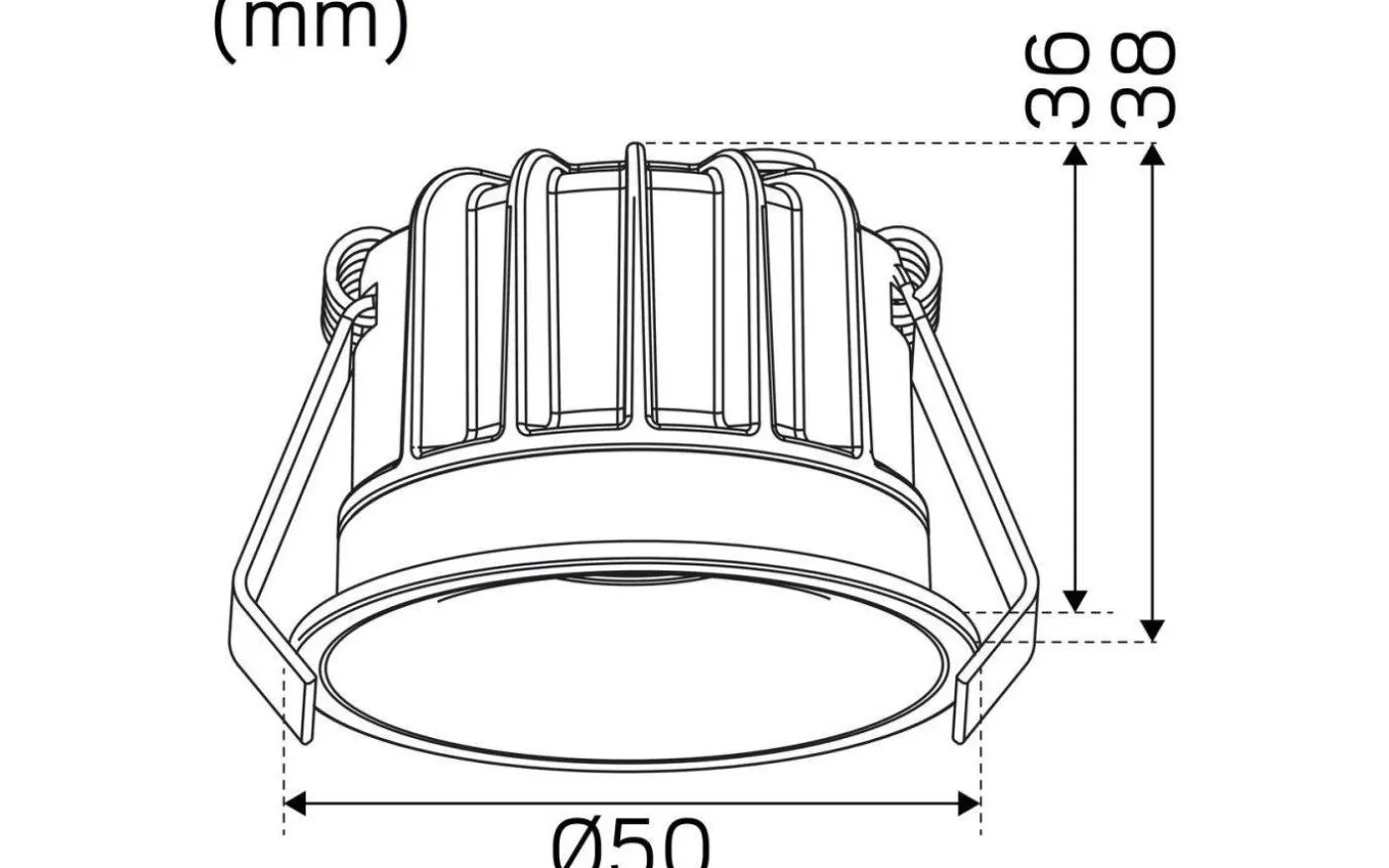 Optic Deep XS Spotlight 3000K 4W Vit IP44