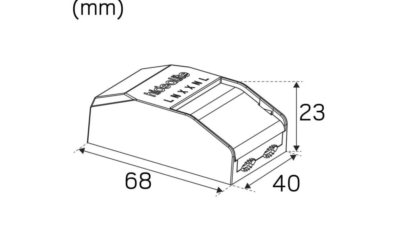 Optic S Quick ISO Spotlight 3000K 4,5W Vit IP44
