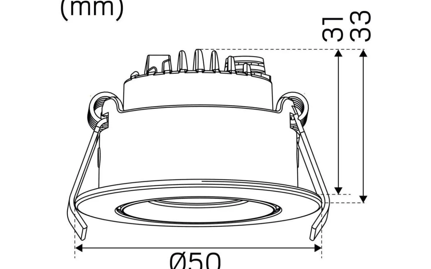 Optic XS Tilt Spotlight Dim to Warm 4W Vit IP44