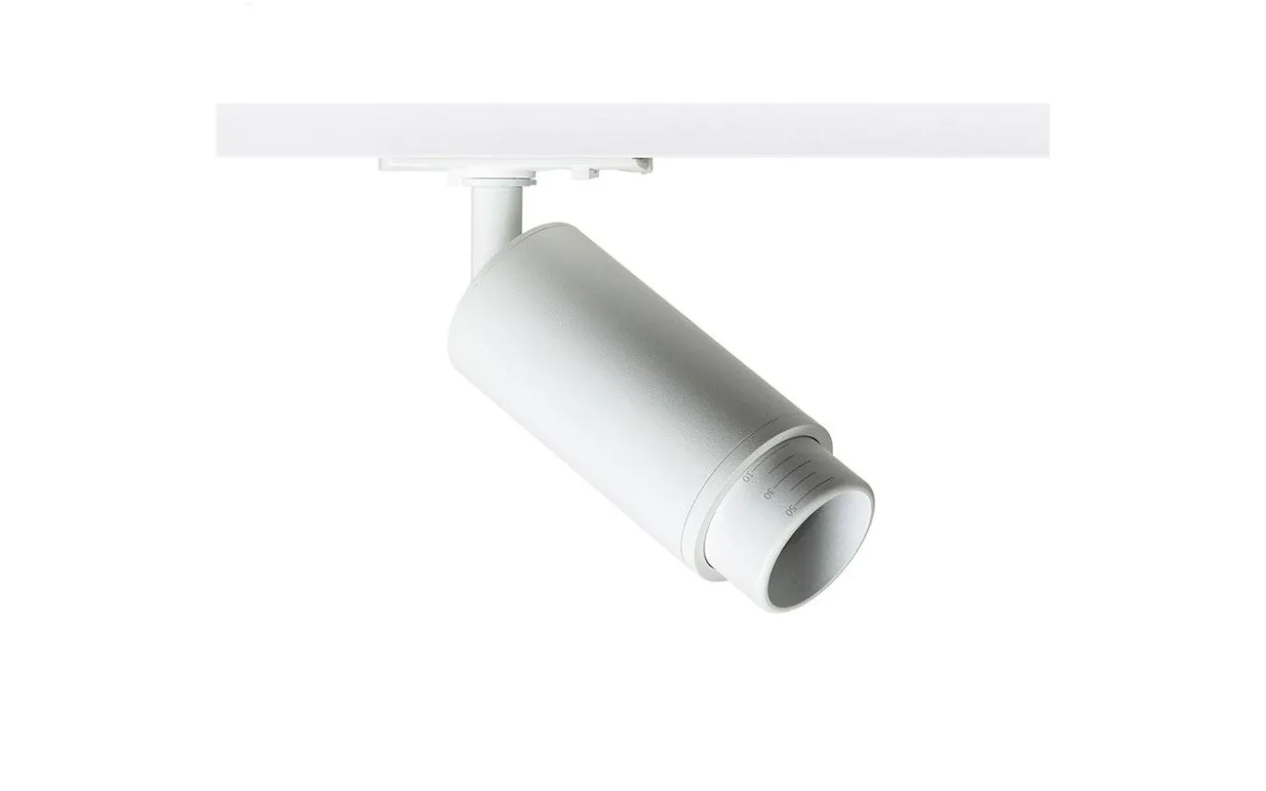 Optimus 1-fas Spotlight GU10 Zoom 10-50° Vit