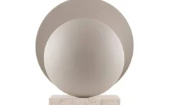 Orbit Bordslampa 32cm Beige/Travertin