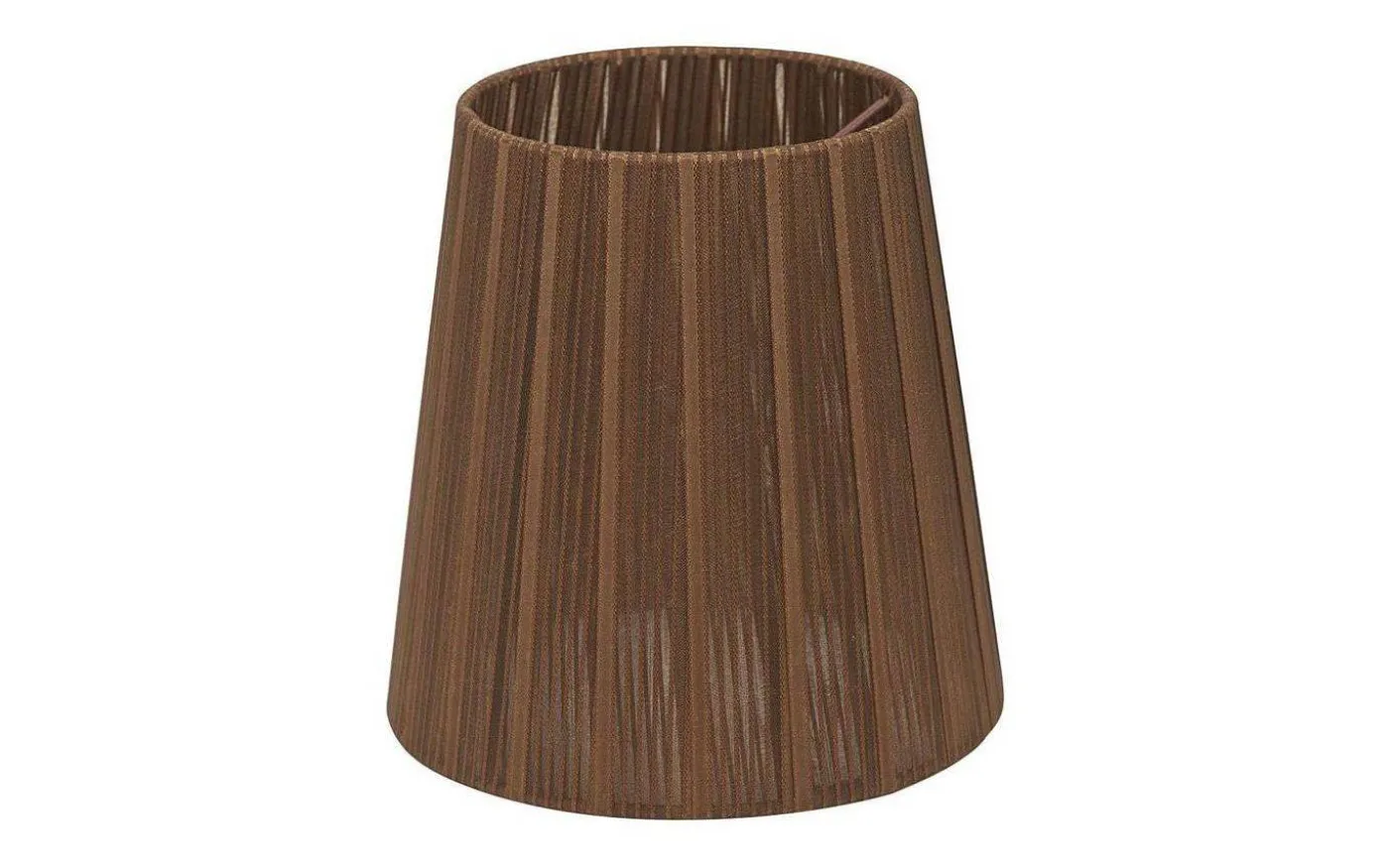 Organza Lampskärm Ø14,5cm Brun