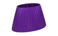 Organza Lampskärm Oval 22cm Lila