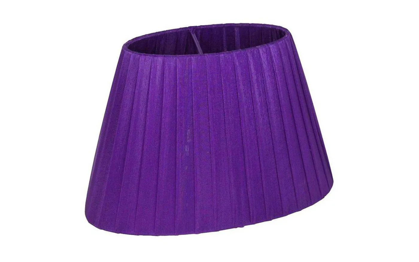 Organza Lampskärm Oval 22cm Lila