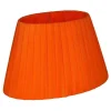 Organza Lampskärm Oval 22cm Orange