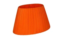Organza Lampskärm Oval 22cm Orange