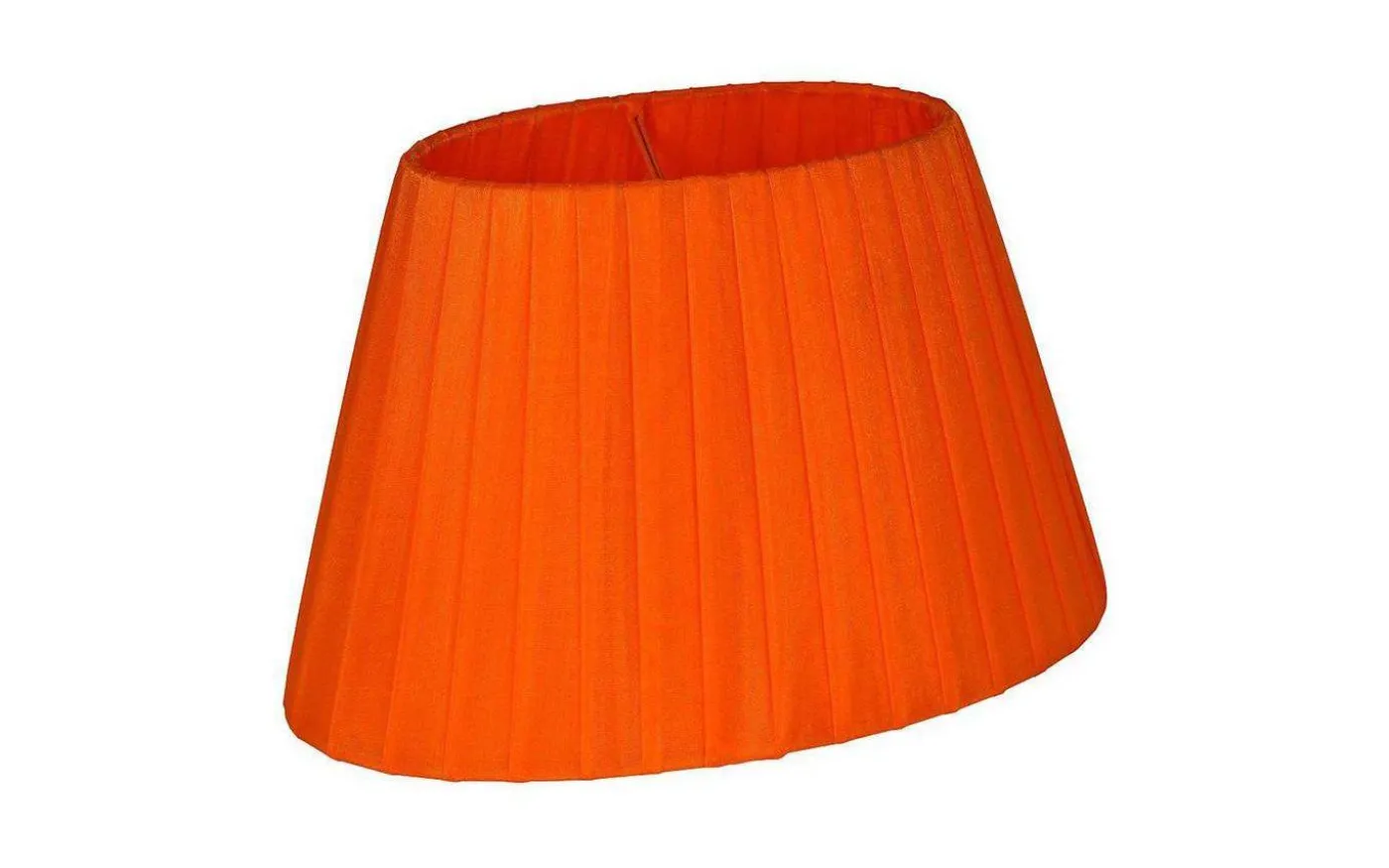 Organza Lampskärm Oval 22cm Orange