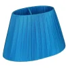Organza Lampskärm Oval 22cm Turkos