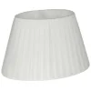 Organza Lampskärm Oval 22cm Vit