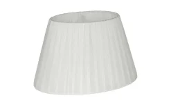 Organza Lampskärm Oval 22cm Vit