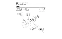 Orit Grå Badrumslampa IP44