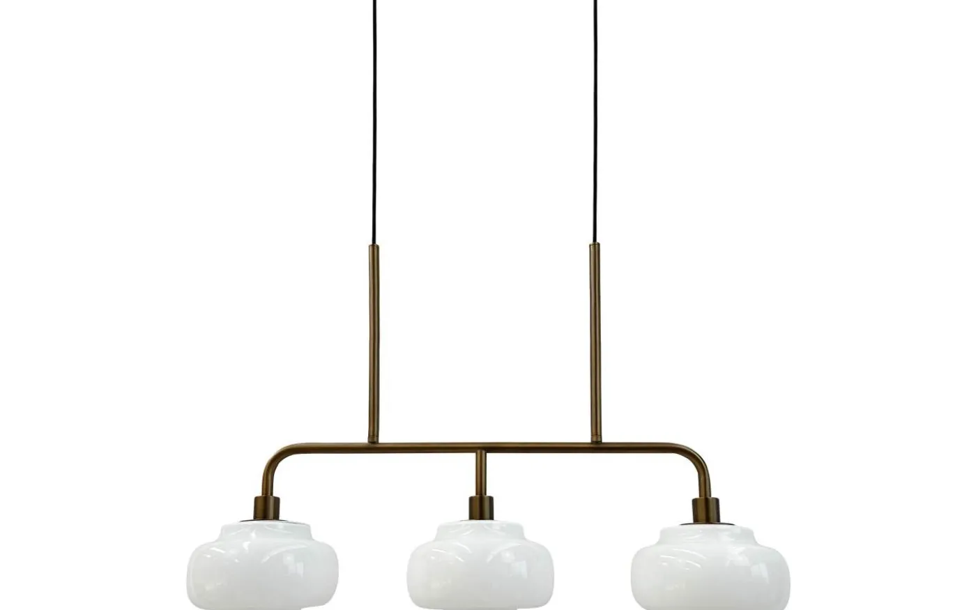 Ossett Taklampa 80cm Opal/Brons