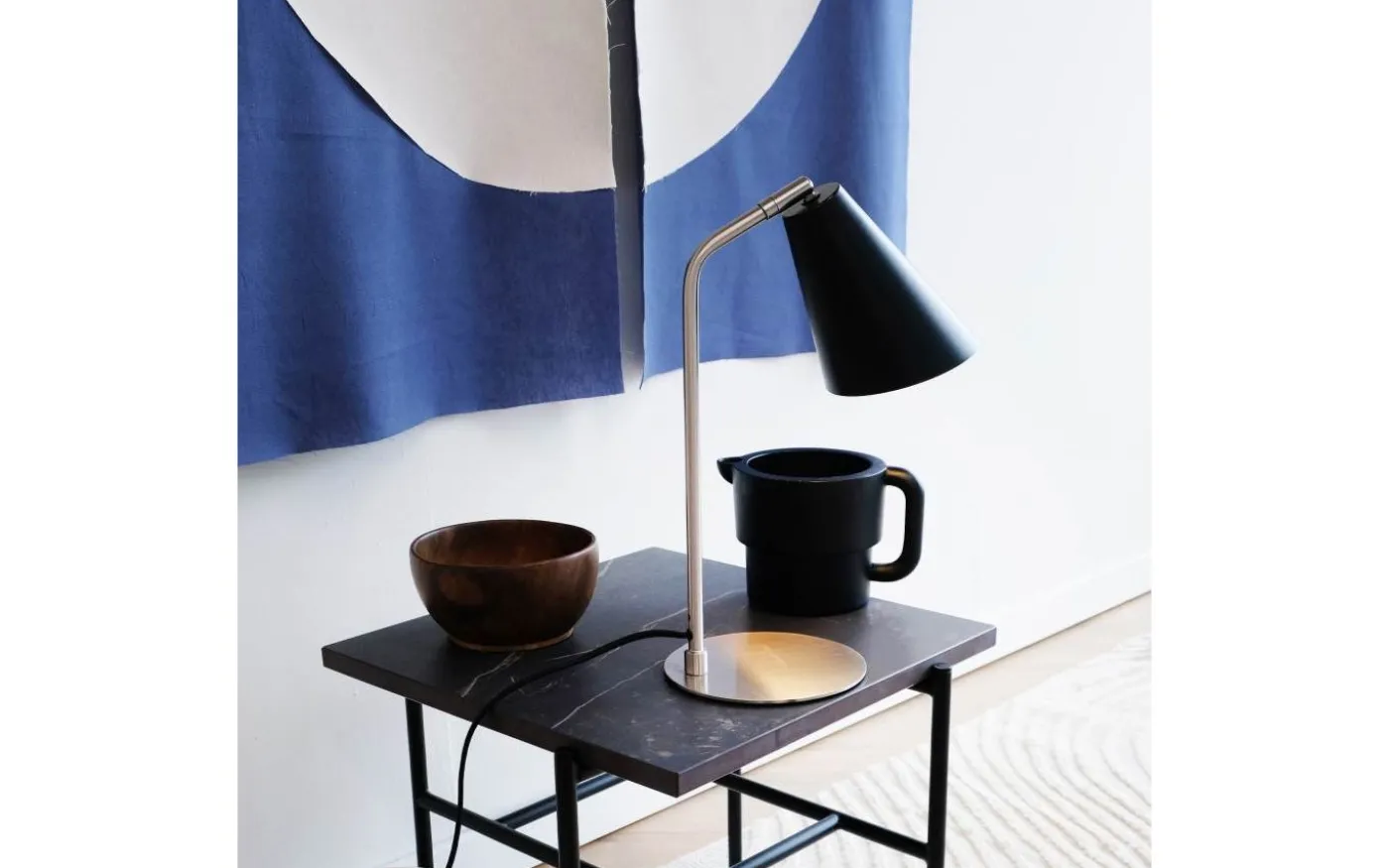 Oswald Skrivbordslampa 40cm Svart/Stål