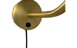 Oulu Vägglampa Svart/Mässing