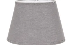 Oval Lampskärm 25cm Lin Grå