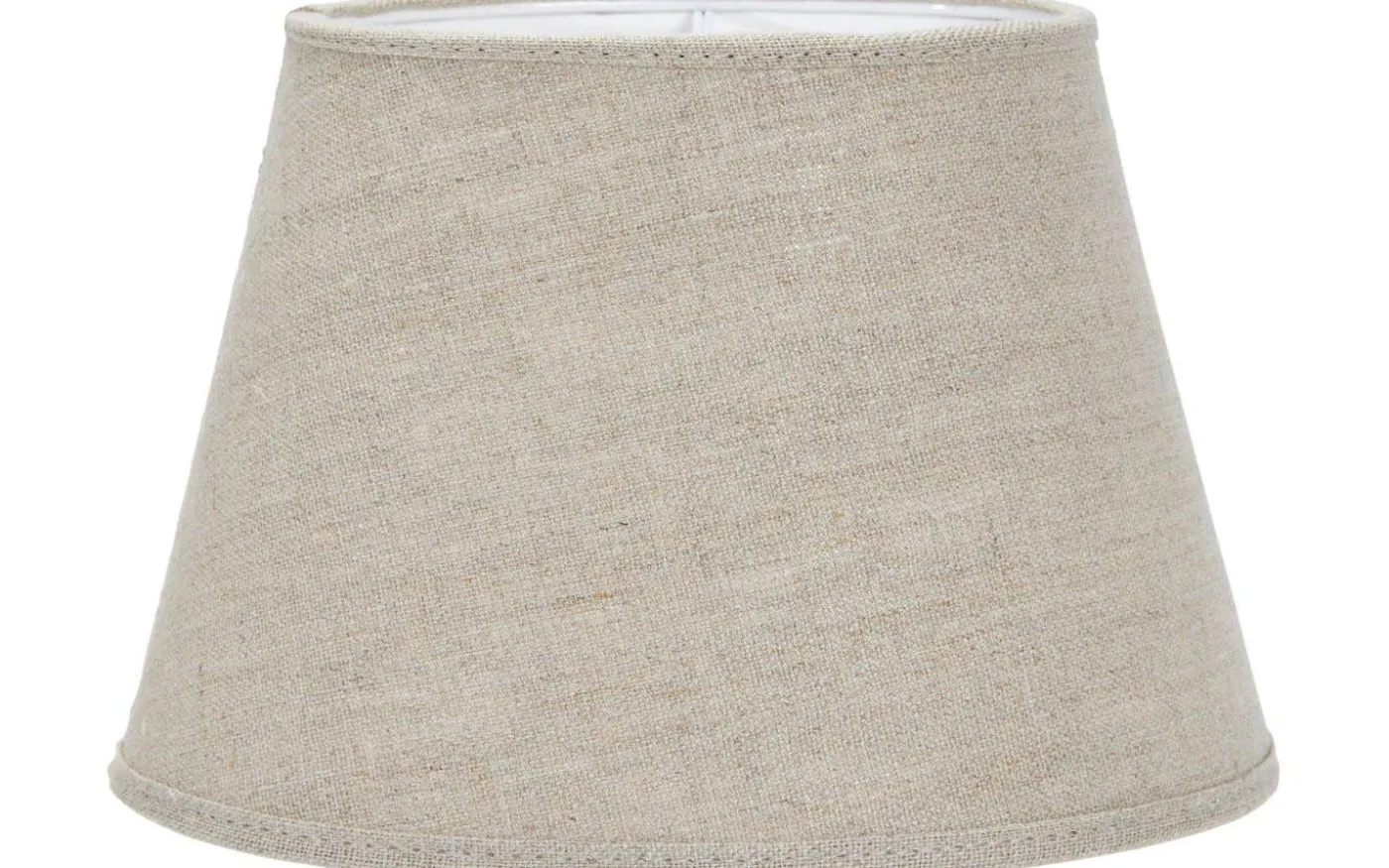 Oval Lampskärm 30cm Lin Natur