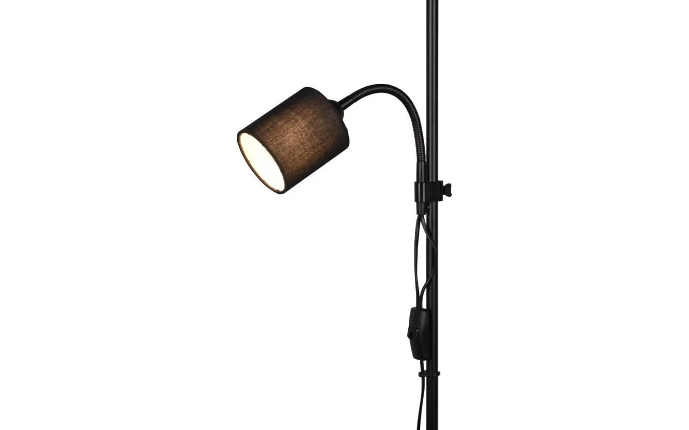 Owen Golvlampa E27+E14 svart