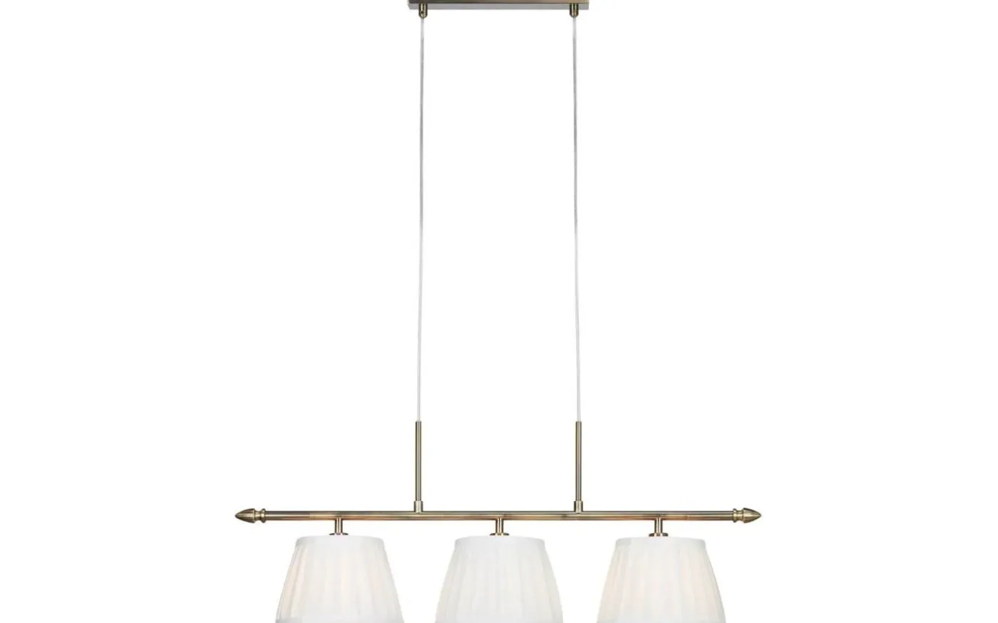 Oxford Taklampa 82,5cm Offwhite/Antik Mässing