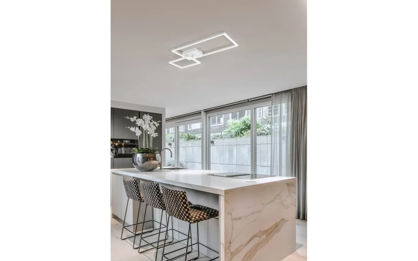 Padella Plafond LED matt vit