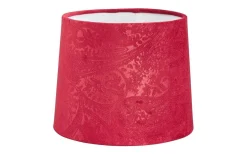 Paisley Lampskärm Ø20cm Sammet Vinröd