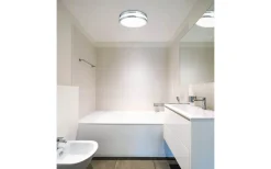 Palermo Plafond 30cm LED 3000K 24W Krom IP44