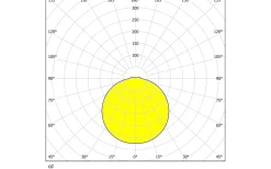 Palermo Plafond 30cm LED 3000K 24W Krom IP44