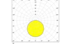 Palermo Plafond 23cm LED 3000K 11W Krom IP44