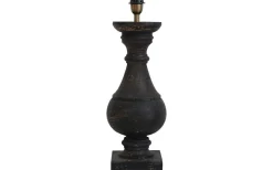 Palmar Lampfot 59cm Vintage Svart